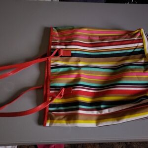 Lancome brand tote bag multicolored